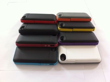 Portable 1500mah Extreme Thin Battery Charging Case For Iphone 4s