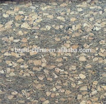 factory stock high quality cork leather fabric