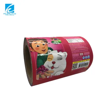 Custom Printed Laminated PVC Food Grade Packaging Film Roll - 40 Micron Milk Powder Film