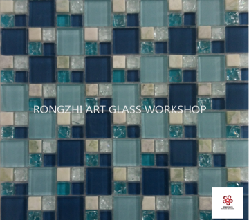 Blue Marine Glass Mosaic
