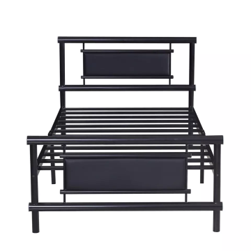Wholesale Modern Design Home Furniture: Single Iron Bed Base with PU Foam Headboard