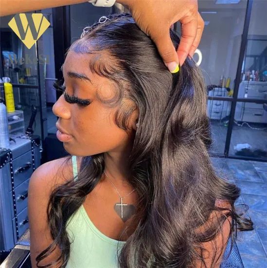 Film Transparent Swiss Lace Front Wig,HD Lace Frontal Wig For Black Women,Pre Pluck Raw Virgin Hair Wig HD Lace Wig Lace Front