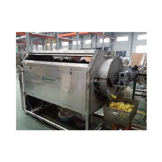 High Quality Rotary Drum Brush Washing Machine for Ginger and Potato