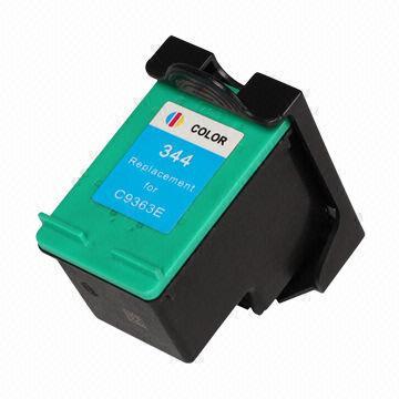 Ink Cartridge for HP H344, OEM Number C9363E, ISO9001-/CE-verified, 10 Years, OEM/ODM
