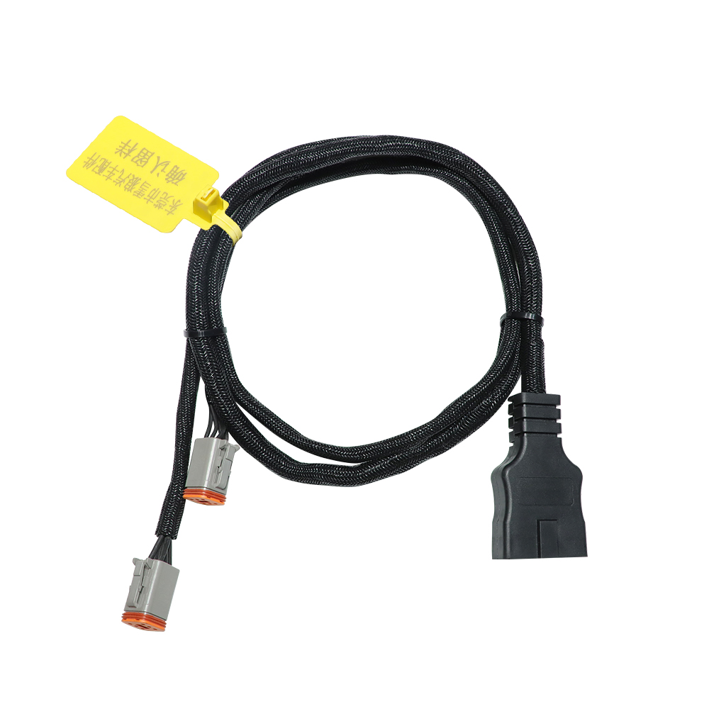 Custom Snowplow 11PIN Nylon Mesh Cable