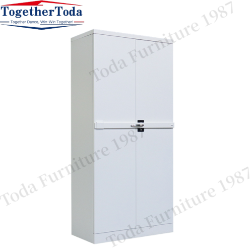 Office Filing Cupboard with Security Safe Bar