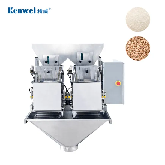 Digital Scale and 2-Head Linear Weigher Packing Machine for Powder and Rice