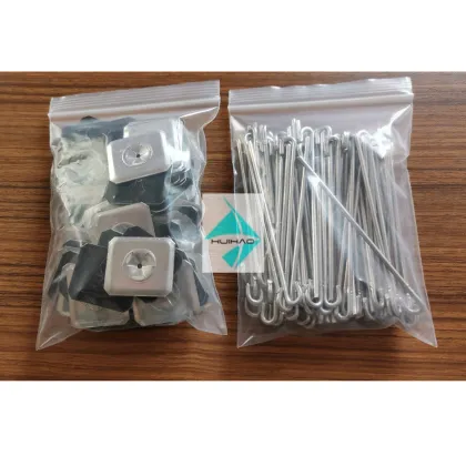 2.4x95mm Aluminum J Hooks Solar Panel Mesh Clips
