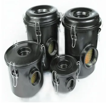 RTS AliExpress F008 4 inch 115mm Black Air Filter for Pressure Air Ring Blower/Vacuum Pump