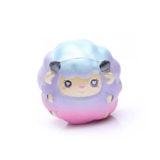 Rainbow Squishy Kawaii Toys: Custom 2019 Goat Sheep Lamb in Varied Sizes