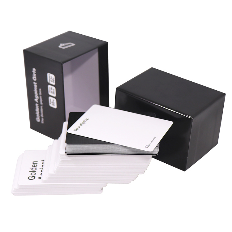 Professional Factory Custom Adult Party Family Drinking Card Game Playing Card with Top Bottom Box