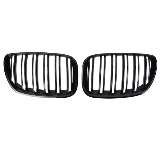 Gloss Black ABS Double Slats Grill Replacement for BMW X5 Series E53 (2004-2006)