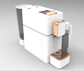 New Patented Nespresso Capsule Coffee Machine with milk