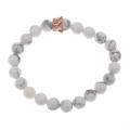 Cheap Wholesale Howlite Rose Gold Crown Bracelet For Fashion