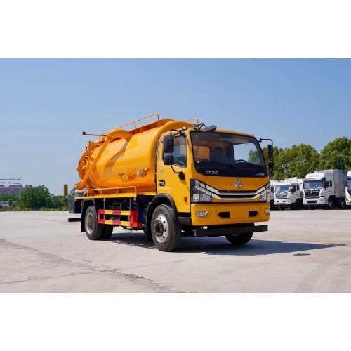 4x2 Suction-type sewer scavenger vacuum sewage suction truck