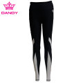 Oanpaste swarte leggings mei hege taille