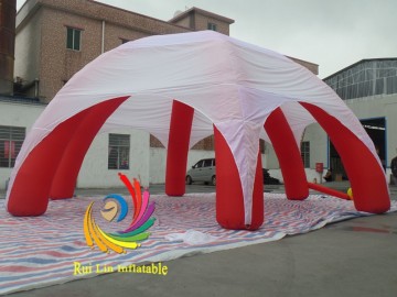 8m dia 6 foot can be customize high quality inflatable awning tent