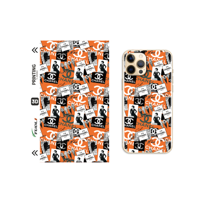 Kulit punggung 3D yang penjualan panas untuk ponsel