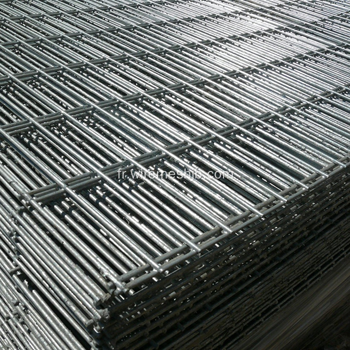 Panneau de treillis métallique soudé en acier noir