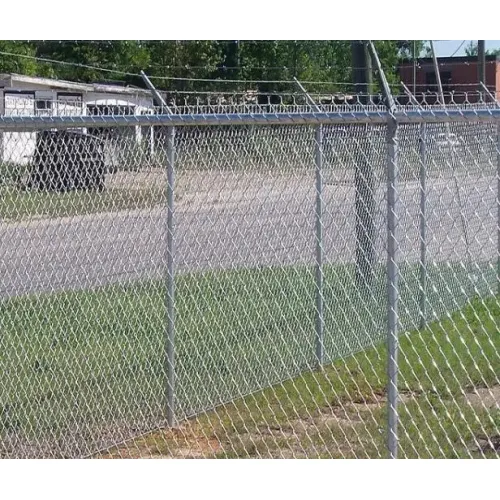 Galvanized Chain Link Fence Durable Galvanized Security Chain Link Fencing Supplier