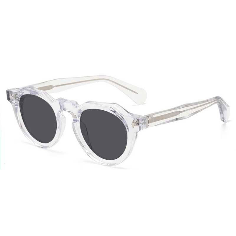 Round Acetate Polarized Glasses