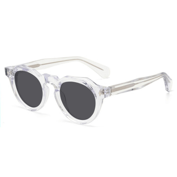 Round Acetate Polarized Glasses