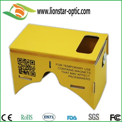 Druable and pratical promotion gift Google cardboard 3d glasses set vr