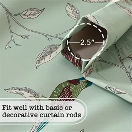 Home Textiles Kitchen Printed Blackout Small Window Curtains