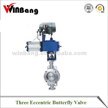 Three Eccentric Butterfly Valve Model:WB-ZSS/HW3