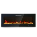 Wall Mounted Electric Fires Simulate Natural Wood Decorative Electric Fireplace Factory