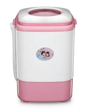4 kg Mini Baby Clothes Washing Machine: Single Tub with Spin Dryer and Top-load Washer