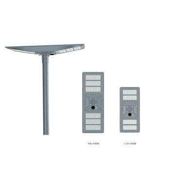 Farola solar de doble cara personalizada