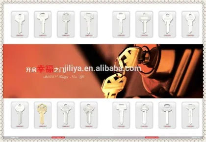 New Design Color Key Blank Customized Key Blank for Dimple Key Door Lock wall car key holder