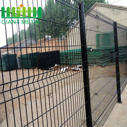 Venta al por mayor 3 Curves Iron Garden Fence Panel