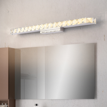 Luci specchio da bagno in cristallo di lusso a led JyLighting K9