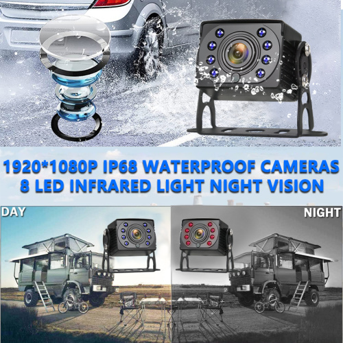 10.1 inch vehicle surveillance system Mirror image