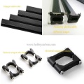 OEM schwarz eloxierte CNC Aluminium Rohrschelle 25mm