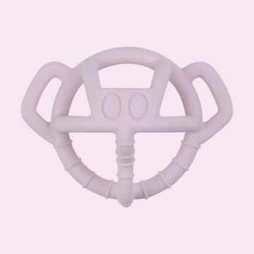 Elephant Shape Silicone Teething Ring Toy