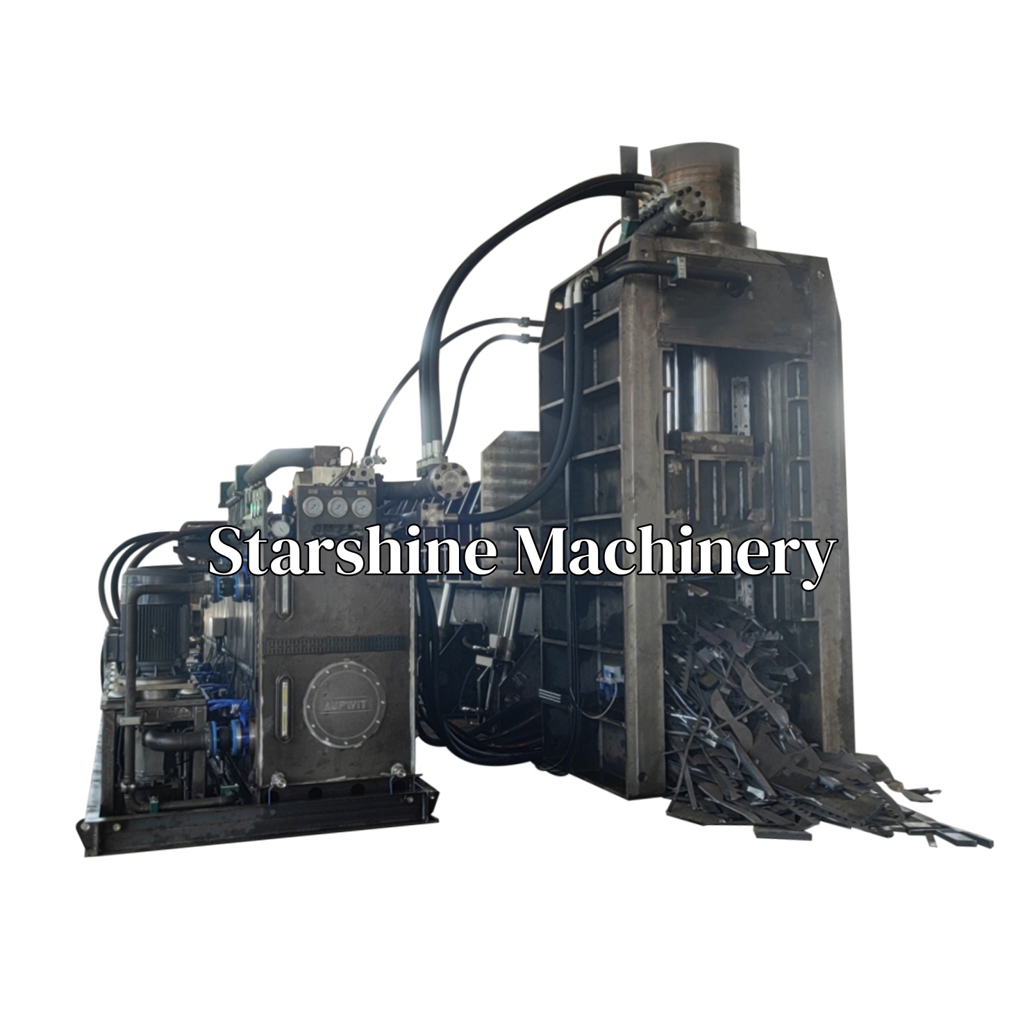 Metal Baling Press Metal Scrap Cutting Machine