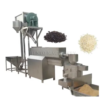 Automatic Sesame Peeling and Roasting Machine for Tahini Production Line