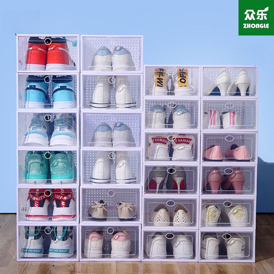 جعبه کفش پلاستیکی تاشو و انباشته