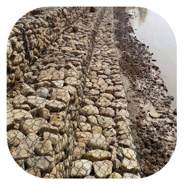 Hexagonal Galvanized Steel Wire Mesh Gabion Baskets for Stone Retaining Walls