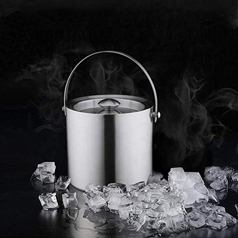 stainless steel ice bucket