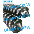 Supply Oil Cooling Bausano 125mm Twin Parallel Screw and Cylinder for Recycled PVC Granulation