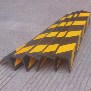 Yellow Film Rubber Corner Guard 80cm Right Angle Protector