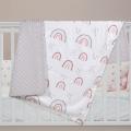 Thick wrap cotton unisex baby blanket for newborn