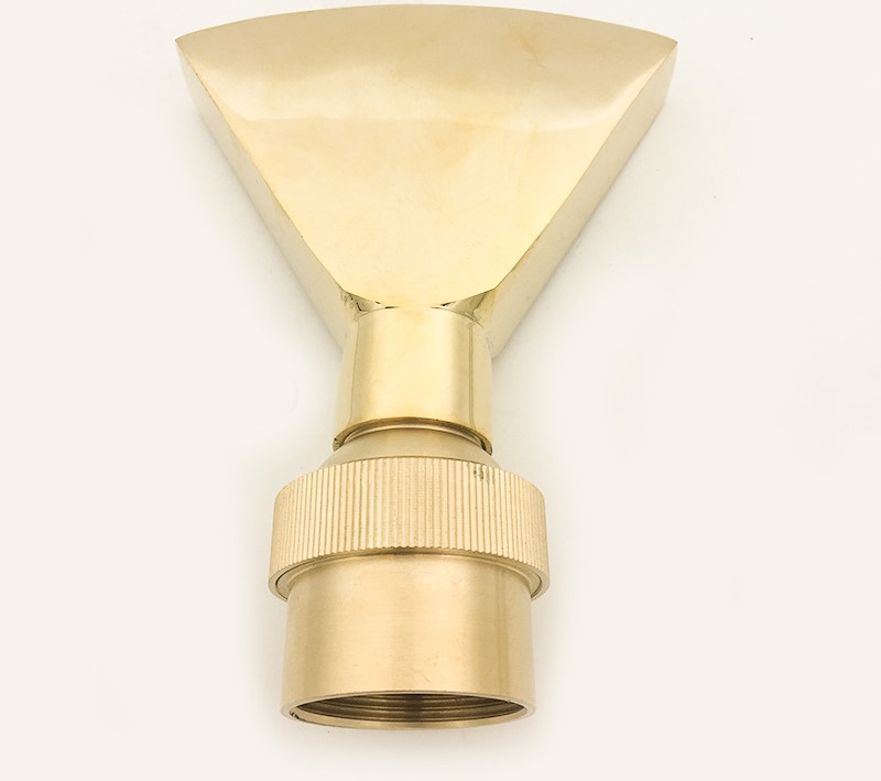 Brass water curtain fountain nozzle