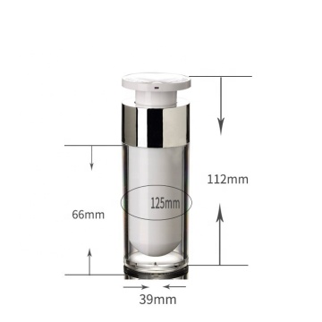 Aacrylic Cosmetic Vacuum Pump Bottles