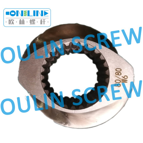 80/80 Co-Rotating Twin Parallel Screw and Barrel