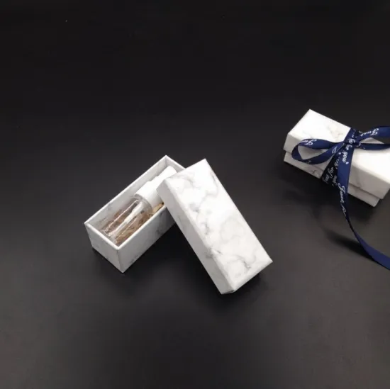 Marble pattern empty lipstick gift boxes